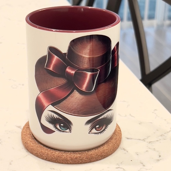 Custom Made Eyes of Allure Ceramic Mug (15 oz) - Picture 2 of 4